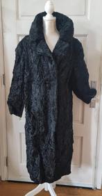 Langw Vintage Bontjas Persianer Astrskan bontjas maat 42/44, S.Matthijs Muyderman, Zwart, Maat 42/44 (L), Ophalen of Verzenden
