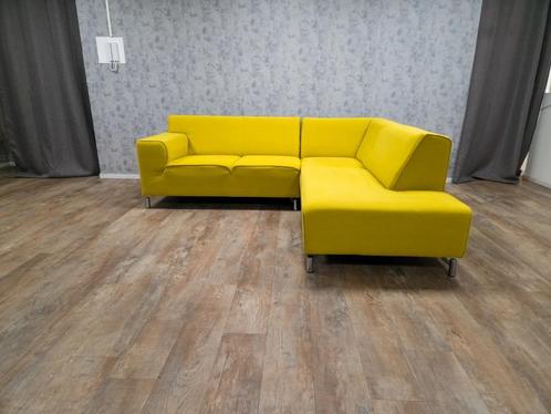 GRATIS LEVERING | ZGAN Prachtig Geel Modern Hoekbank, Huis en Inrichting, Banken | Bankstellen, Zo goed als nieuw, Hoekbank, Vierpersoons of meer