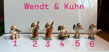 Wendt & Kuhn nr 6 engeltje met bladmuziek en fluit blond beschikbaar voor biedingen