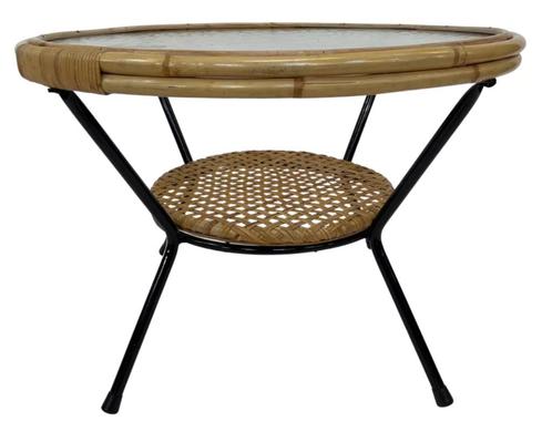 Vintage salontafel van Rohe Noordwolde Dirk van Sliedregt, Huis en Inrichting, Tafels | Salontafels, Zo goed als nieuw, Minder dan 50 cm