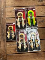 5 pakken 2 st dam pike seducer curl tail rubber 18 en 23 cm, Dam, Overige typen, Nieuw, Sale