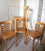 stoelen keukenstoel thonet radomsko eettafel lichtbruin 50's, Gebruikt, Bruin, Ophalen of Verzenden, Vier