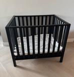 Box zwart met boxkleed jollein, Kinderen en Baby's, Boxen, Ophalen of Verzenden, Zo goed als nieuw, Boxkleed