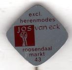 Speldje HERENMODE JOS VAN ECK MARKT 43 ROOSENDAAL (A8), Verzamelen, Ophalen of Verzenden, Gebruikt, Overige onderwerpen