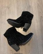 P.I.U.R.E suède leren korte laarsjes met franjes maat 40, Kleding | Dames, Schoenen, Ophalen of Verzenden, Zo goed als nieuw, Zwart