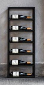 Stalen wijnrek, Ophalen, Nieuw, Metaal, 75 cm of meer