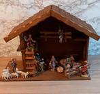 Kerststal oud vintage, Diversen, Kerst, Ophalen of Verzenden, Gebruikt