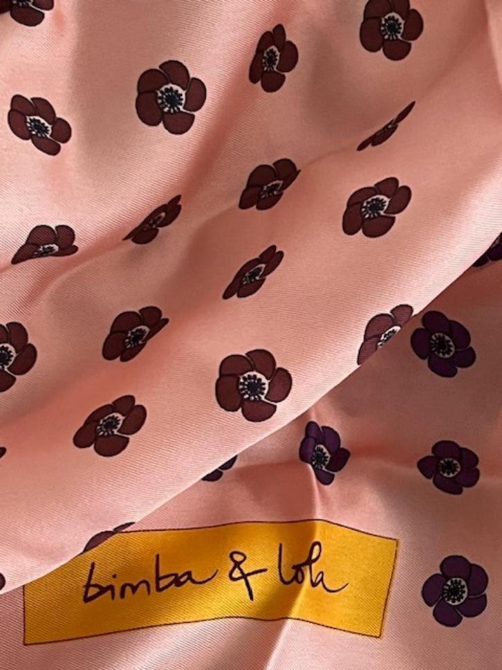 NIEUW BIMBA Y LOLA sjaal shawl zijde koraalroze burgundy, Kleding | Dames, Mutsen, Sjaals en Handschoenen, Nieuw, Sjaal, Maat 46/48 (XL) of groter