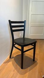 Zwarte houten stoel, Ophalen, Gebruikt, Zwart, Vijf, Zes of meer stoelen