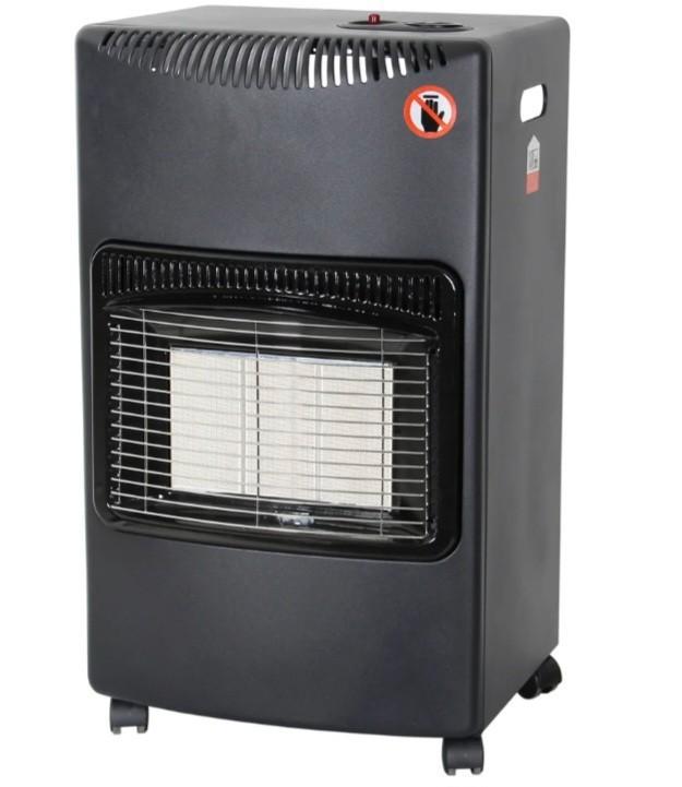 Mobiele Gaskachel - 4200W - Zwart - Butaan/Propaan, Huis en Inrichting, Kachels, Nieuw, Vrijstaand, Gaskachel, Gas, Ophalen of Verzenden