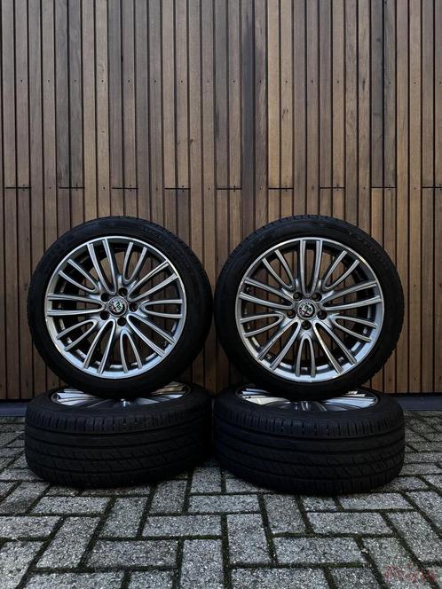 Alfa Romeo Giulia 18” zomerset, Auto-onderdelen, Banden en Velgen, Banden en Velgen, Personenwagen, Gebruikt, Ophalen