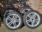 4 Audi RS6 velgen (imitatie) 17 inch met zomerbanden, Auto-onderdelen, Banden en Velgen, 17 inch, Banden en Velgen, Gebruikt, Personenwagen