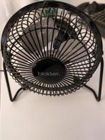Blokker Bureauventilator - Zwart, Ophalen of Verzenden, Zo goed als nieuw, Tafelventilator