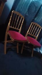 2 antiek franse napoleon theater stoelen, Ophalen