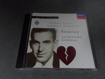 Schubert, Schumann, Gérard Souzay, Jacqueline Bonneau - CD beschikbaar voor biedingen