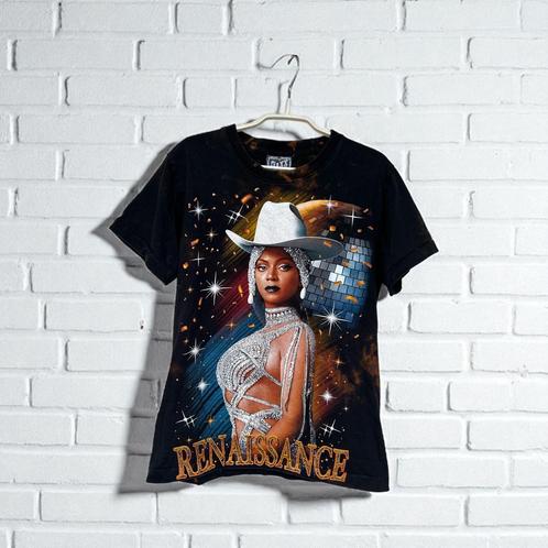 Zeldzaam T-shirt Maat S Zwart Beyoncé Renaissance Tour, Kleding | Dames, T-shirts, Zo goed als nieuw, Maat 36 (S), Zwart, Korte mouw