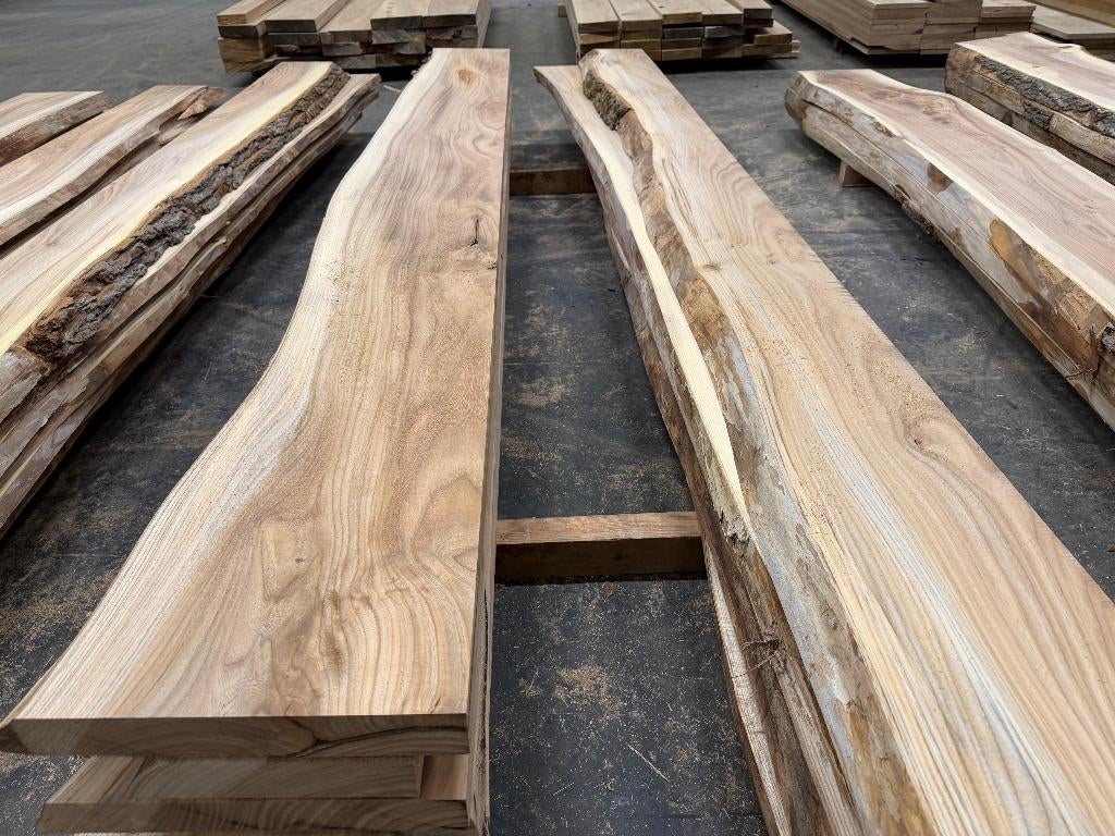 Robuuste vensterbanken / wandplanken van Iepenhout, Ophalen of Verzenden, Nieuw