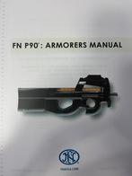 FN P90 armourers manual, Ophalen of Verzenden, Landmacht, Nederland, Boek of Tijdschrift
