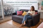 Stevige IKEA slaapbank 2-persoons, uitklapbaar Grijs / Zwart, Ophalen, Gebruikt, Modern / tijdloos, Tweepersoons