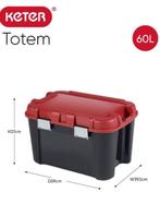Keter Totem Opbergboxen 10 stuks, Tuin en Terras, Ophalen of Verzenden, Zo goed als nieuw, Kunststof, Overige typen