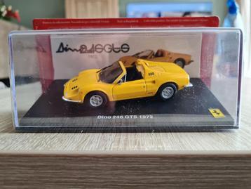 Ferrari Dino 246 GTS geel 1:43 ( Altaya) beschikbaar voor biedingen