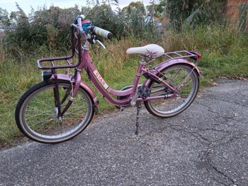 Batavus Star meisjesfiets 20 inch - Roze/paars meisjes fiets beschikbaar voor biedingen