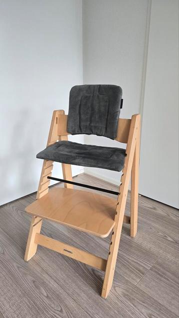 Kidsmill Up Meegroeistoel naturel kleur met kussenset beschikbaar voor biedingen