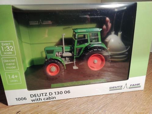 Te koop Weise-Toys Deutz D 130 06 met cabine donkergroen., Hobby en Vrije tijd, Modelauto's | 1:32, Nieuw, Tractor of Landbouw
