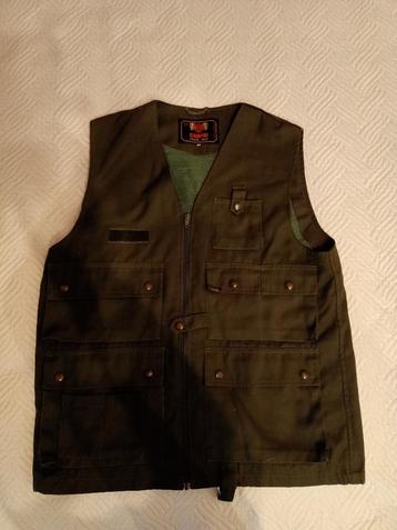 NIEUW Visvest Fishing vest Campri maat M groen beschikbaar voor biedingen