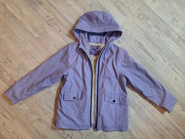 Regenjas gevoerd als nieuw maat 134-140, Kinderen en Baby's, Kinderkleding | Maat 134, Zo goed als nieuw, Meisje, Jas, Ophalen of Verzenden