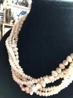 Parels, Sieraden, Tassen en Uiterlijk, Kettingen, Ophalen of Verzenden, Zo goed als nieuw, Wit, Steen of Mineraal
