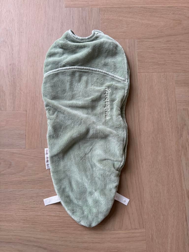 Puckababy piep olive teddy, Kinderen en Baby's, Ophalen of Verzenden, Zo goed als nieuw, Minder dan 70 cm, Slaapzak