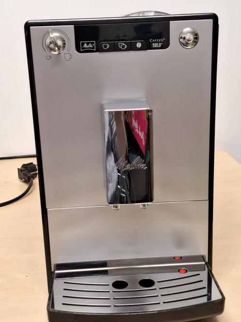 Melitta Solo Volautomatische Espressomachine  zilverkleurig, Witgoed en Apparatuur, Koffiezetapparaten, Gebruikt, Espresso apparaat