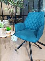 Stoel George Petrol bleu.  ACTIE: VAN € 149,- NU € 99,- !!, Huis en Inrichting, Stoelen, Blauw, Metaal, Nieuw, Ophalen of Verzenden