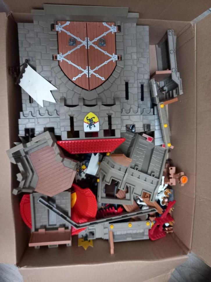 Playmobil Kasteel Leeuwenridders, Kinderen en Baby's, Speelgoed | Playmobil, Zo goed als nieuw, Complete set, Ophalen