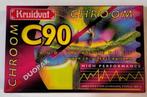 2x Kruitvat C90 IEC Type II Chrome cassettebandjes.Brand new, Cd's en Dvd's, Cassettebandjes, 2 t/m 25 bandjes, Overige genres
