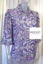 SUMMER SALE ! €9.95🫣 MAICAZZ stretch blouse mt  S, Verzenden, Paars, Maat 36 (S), Maicazz