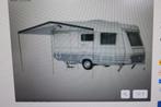 Luifel voor een caravan van 4.20 - 4.50, met 3 stokken, Caravans en Kamperen, Ophalen, Gebruikt