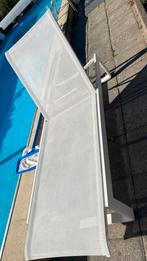 Wit ligbed, Tuin en Terras, Ophalen of Verzenden, Zo goed als nieuw, Metaal