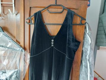 Zwart fluwelen jurk maat M L beschikbaar voor biedingen