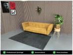 GRATIS LEVERING Driezits Bank Okergeel 235x90 GEREINIGD, Huis en Inrichting, Banken | Bankstellen, 75 tot 100 cm, Ophalen of Verzenden