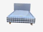 Hastens boxspring superia, Gebruikt, Tweepersoons, 200 cm, Wit