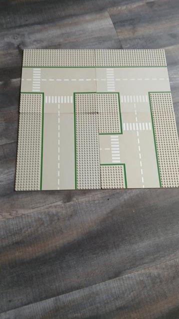 4 Lego Wegenplaten - Uitbreiding voor je Stad! beschikbaar voor biedingen