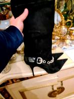 Laarzen, Kleding | Dames, Ophalen of Verzenden, Zo goed als nieuw, Zwart, Hoge laarzen