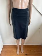 Jane Lushka rok maat S zwart leer en travelstof, Kleding | Dames, Zwart, Ophalen of Verzenden, Zo goed als nieuw, Jane Lushka