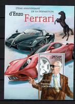 C.AFRIKA 2013 PF BLOK FERARRI AUTO CARS AUTO'S, Postzegels en Munten, Postzegels | Thematische zegels, Ophalen of Verzenden, Postfris