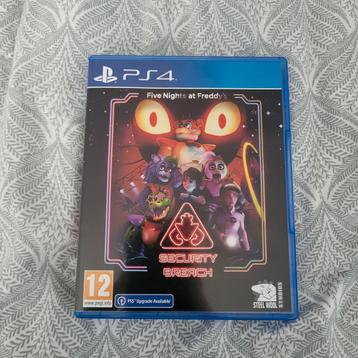 Playstation 4 fnaf Security breach(mag ook ruilen) beschikbaar voor biedingen