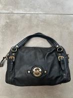 MICHAEL KORS ZWART DESIGNER LEREN TAS HANDTAS, Ophalen of Verzenden, Zo goed als nieuw, Zwart, Handtas