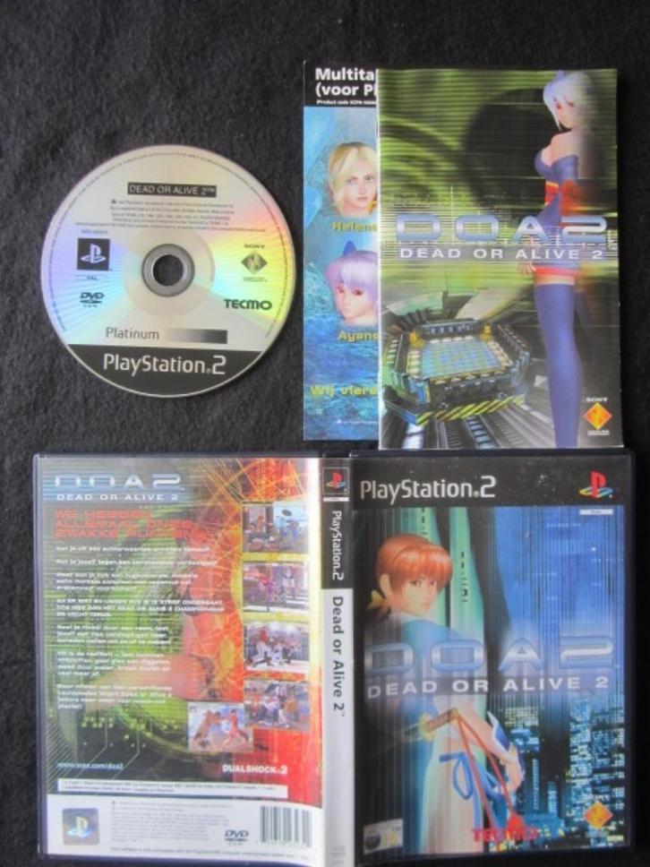 PS2 - Dead or Alive 2 - Playstation 2, Spelcomputers en Games, Games | Sony PlayStation 2, Gebruikt, Vechten, 2 spelers, Vanaf 16 jaar