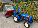Iseki minitractor met Kiepwagen| 16PK|4x4| Hydrauliek|Kubota, Zakelijke goederen, Machines en Bouw | Tuin, Park en Bosbouw, Ophalen